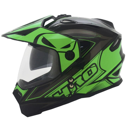 CASCO HRO HRO-MX330DV MILOR NEGRO VERDE NEON