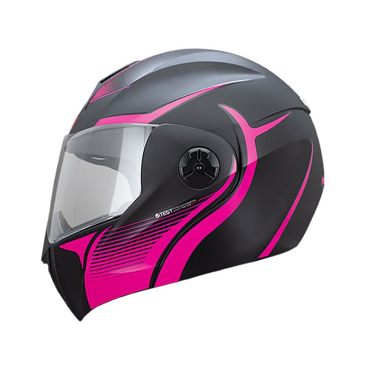 CASCO ICH ICH-3110DV PANZER MATE NEGRO FUCSIA NEON