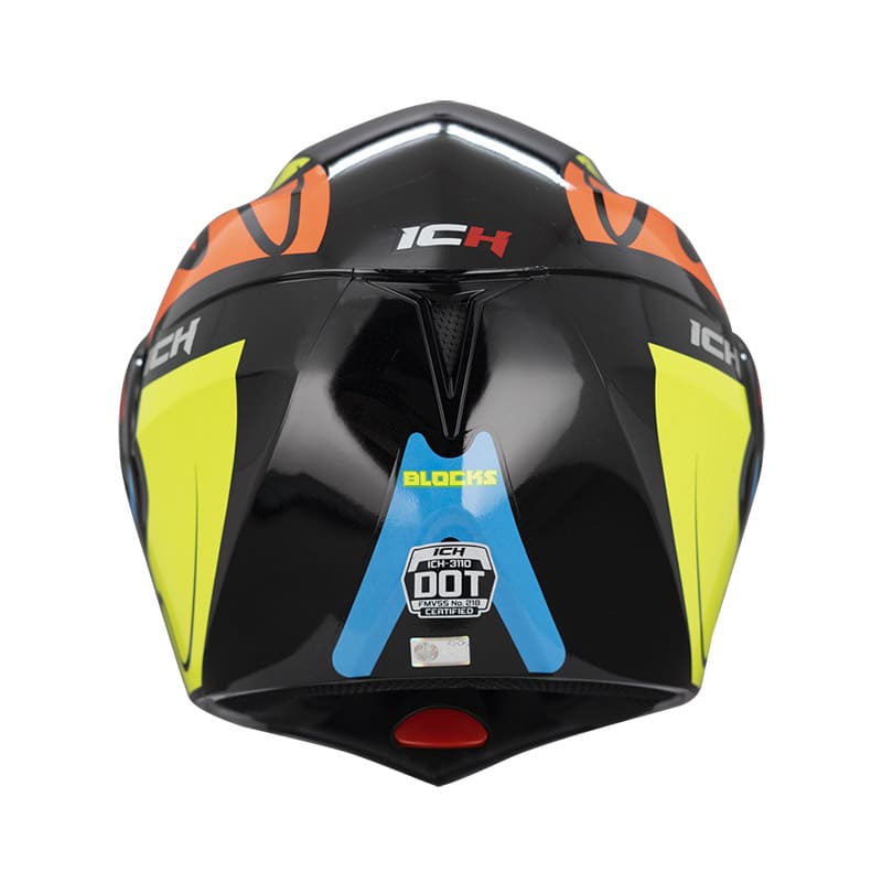 CASCO ICH ICH-3110DV BLOCKS NEGRO AMARILLO NEON