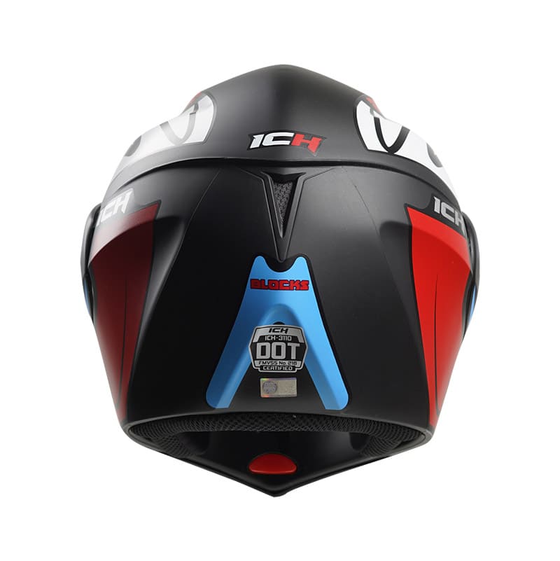 CASCO ICH ICH-3110DV BLOCKS MATE NEGRO ROJO