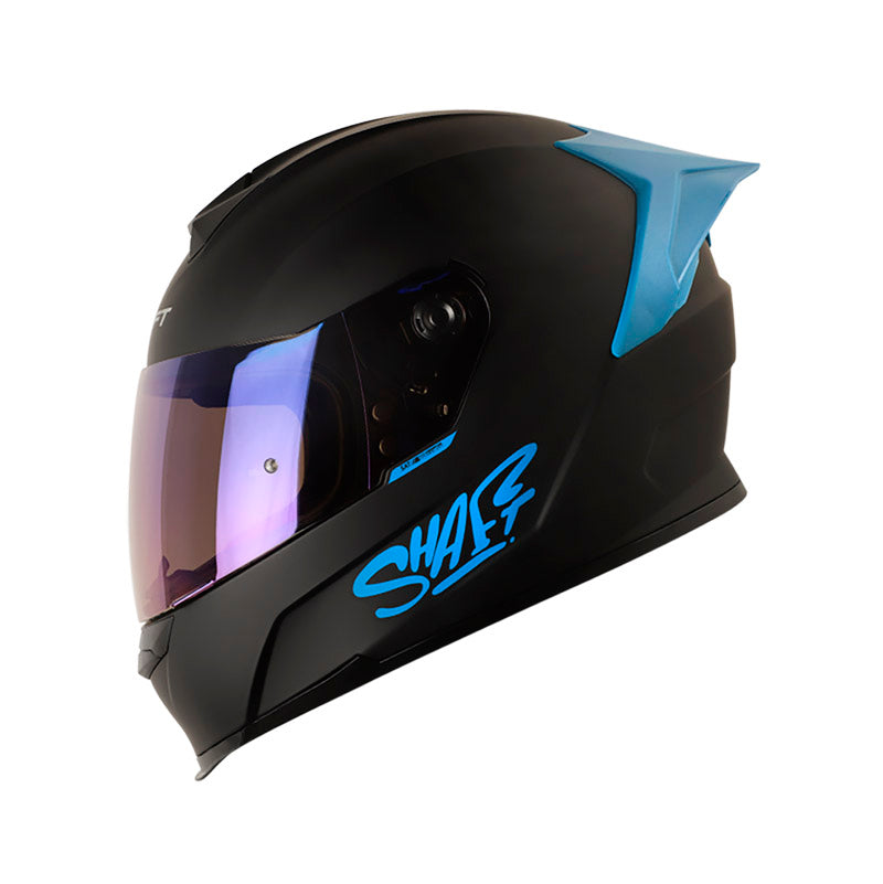 CASCO SHAFT SH-502SP SOLID MATE NEGRO AZUL