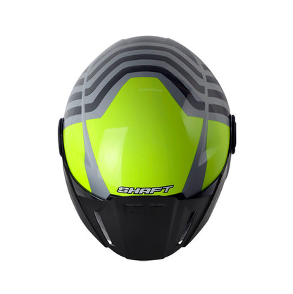 CASCO SHAFT SH-212 ABSTRACT GRIS AMARILLO NEON IRIDIUM PLATA