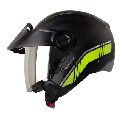 CASCO SHAFT SH-212 BROTH MATE NEGRO AMARILLO NEON IRIDIUM