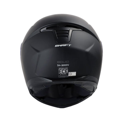 CASCO SHAFT SH-3910DV SOLID MATE NEGRO VISOR HUMO