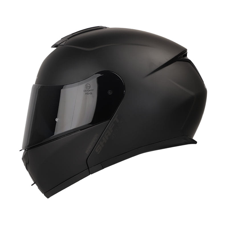 CASCO SHAFT SH-3910DV SOLID MATE NEGRO VISOR HUMO