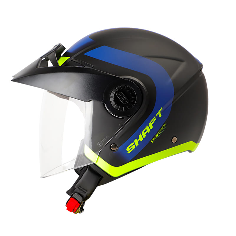 CASCO SHAFT SH-211 PRESS MATE NEGRO AMARILLO NEON