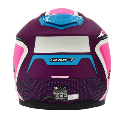 CASCO SHAFT SH-520 SECUENTIAL MATE MORADO NEON FUCSIA NEON