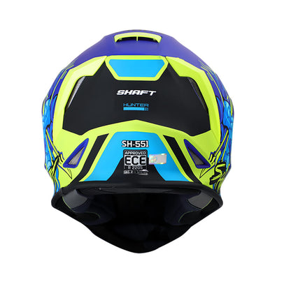 CASCO SHAFT SH-551 HUNTER MATE AZUL AZUL