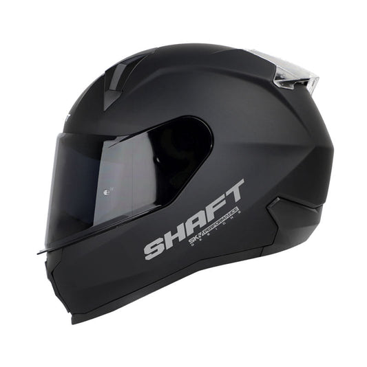 CASCO SHAFT SH-560 SOLID MATE NEGRO NEGRO VISOR HUMO