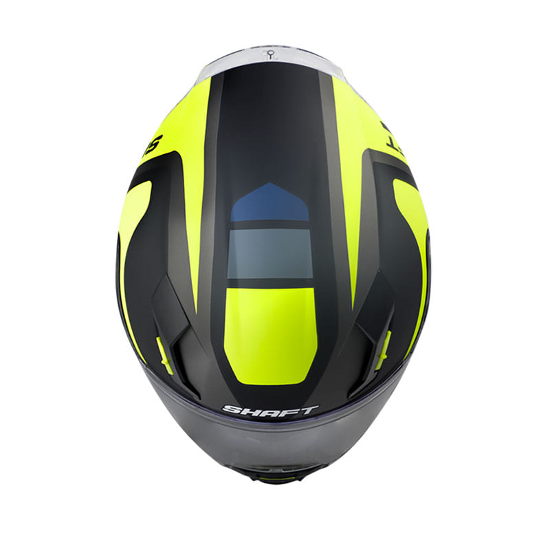 CASCO SHAFT SH-562 EXTREMER MATE NEGRO AMARILLO NEON