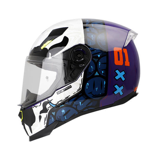 CASCO SHAFT SH-562 REBIRTH MORADO NEON AZUL NAVY