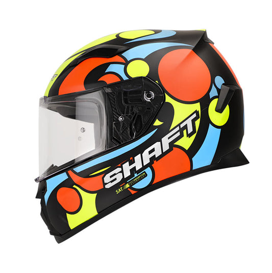 CASCO SHAFT SH-591 COLOR SHIFT MATE NEGRO AMARILLO NEON