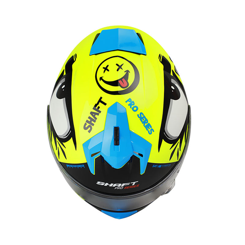 CASCO SHAFT SH-610DV PRO SMILEX AMARILLO NEON AZUL