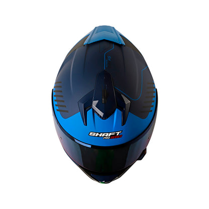 CASCO SHAFT SH-610DV PRO MIX MATE AZUL AZUL VISOR IRIDIUM