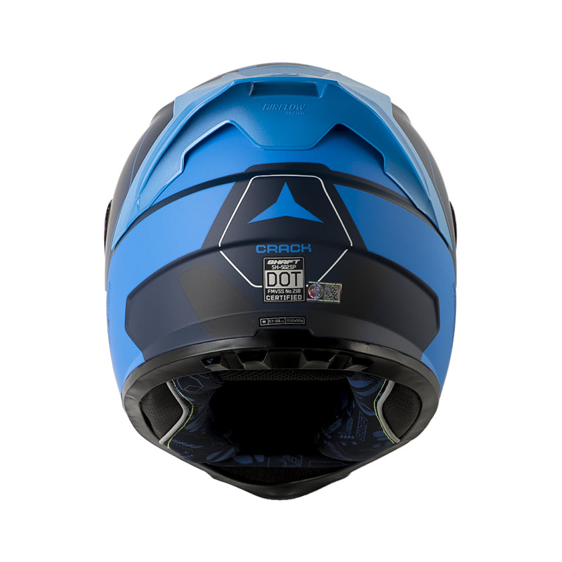 CASCO SHAFT SH-502SP CRACK MATE AZUL OSCURO AZUL