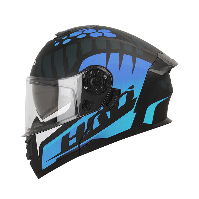 CASCO HRO HRO-3480DV FANGS MATE NEGRO AZUL