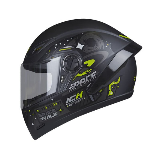 CASCO ICH ICH-501SP OUTSIDE MATE NEGRO AMARILLO NEON