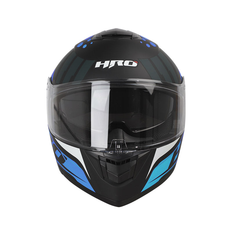 CASCO HRO HRO-3480DV FANGS MATE NEGRO AZUL