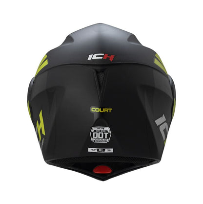 CASCO ICH ICH-3110DV COURT MATE NEGRO AMARILLO NEON