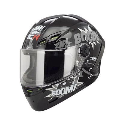 CASCO ICH ICH-501SP BOOM NEGRO GRIS