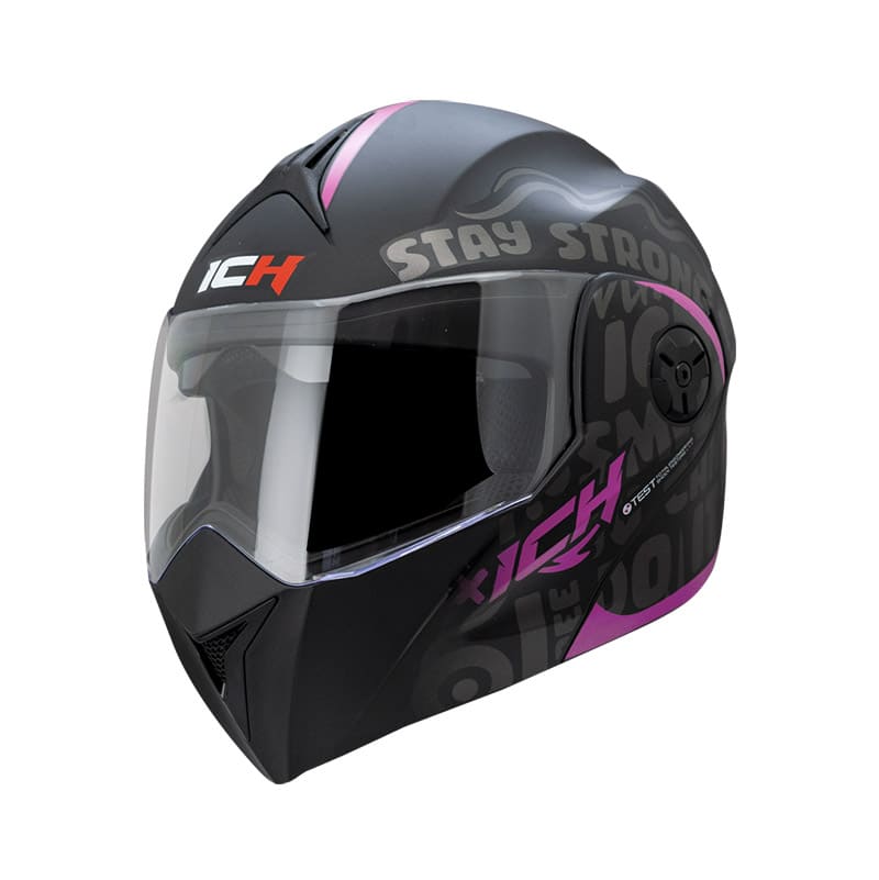 CASCO ICH ICH-3110DV WORDS MATE NEGRO FUCSIA NEON