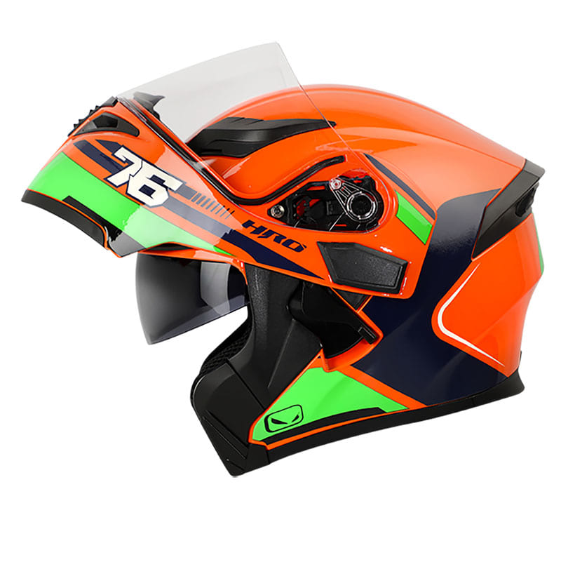 CASCO HRO HRO-3400DV VULCAN NARANJA NEON VERDE NEON