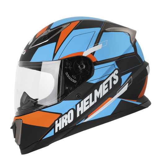 CASCO HRO HRO-508 ZLIMO MATE NEGRO NARANJA NEON