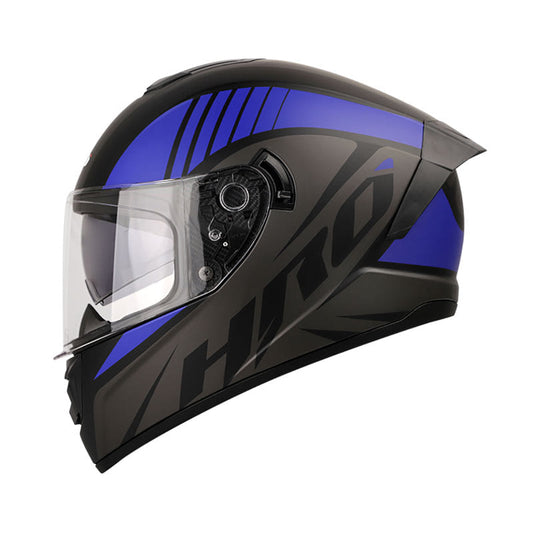 CASCO HRO HRO-518DV ASPER MATE NEGRO AZUL