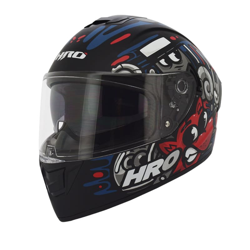 CASCO HRO HRO-518DV STOPER MATE NEGRO AZUL