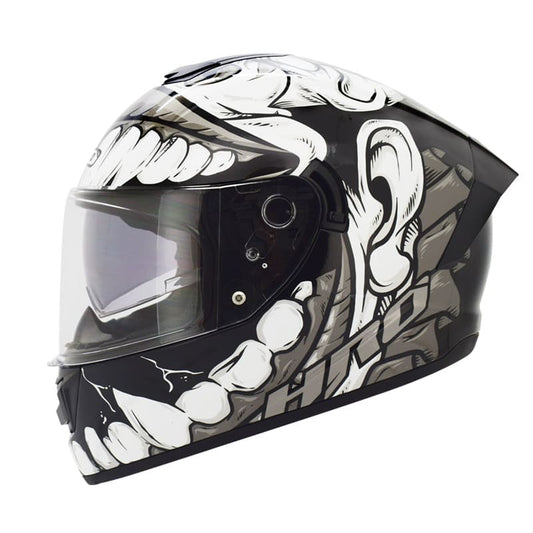 CASCO HRO HRO-518DV THE CLOWN NEGRO GRIS