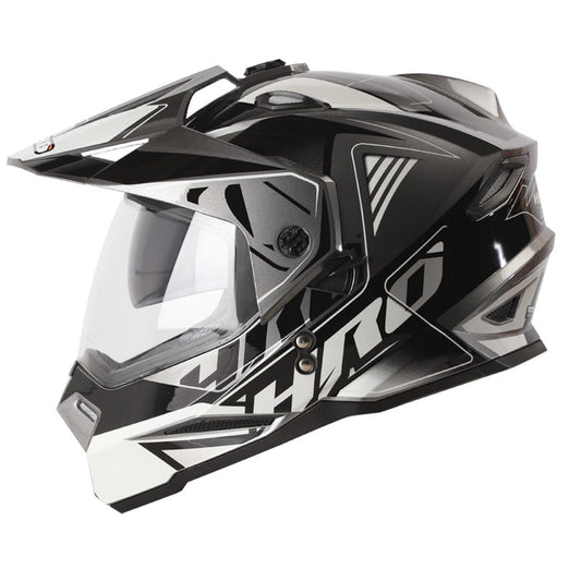 CASCO HRO HRO-MX330DV ELEXE NEGRO BLANCO