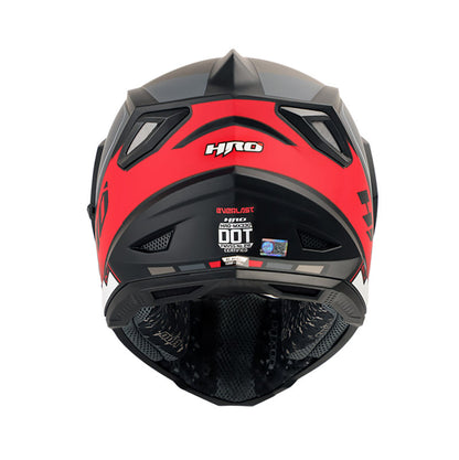 CASCO HRO HRO-MX330DV EVERLAST MATE NEGRO ROJO