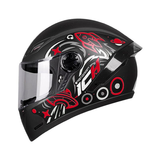 CASCO ICH ICH-501SP BEYOND MATE NEGRO ROJO