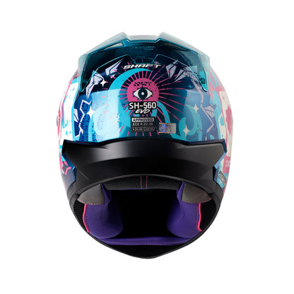 CASCO SHAFT SH-560 EVO CRAFT CAMALEON FUCSIA VISOR IRIDIUM