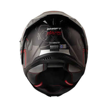 CASCO SHAFT SH-598GTR MANTIS MATE NEGRO GRIS VISOR IRIDIUM