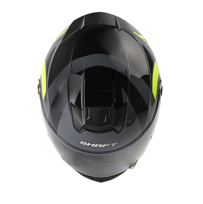 CASCO SHAFT SH-502 BASSIK NEGRO AMARILLO NEON