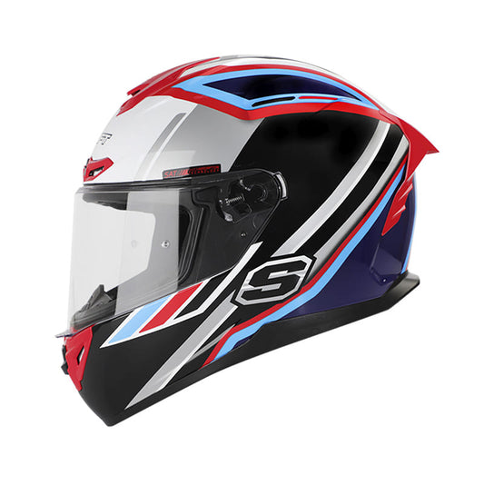 CASCO SHAFT SH-542GT POKAT BLANCO ROJO