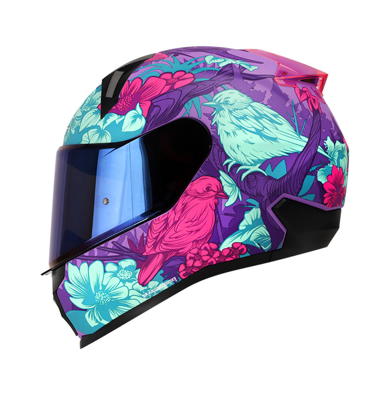 CASCO SHAFT SH-560 LUSTRUM MATE MORADO MORADO VISOR IRIDIUM