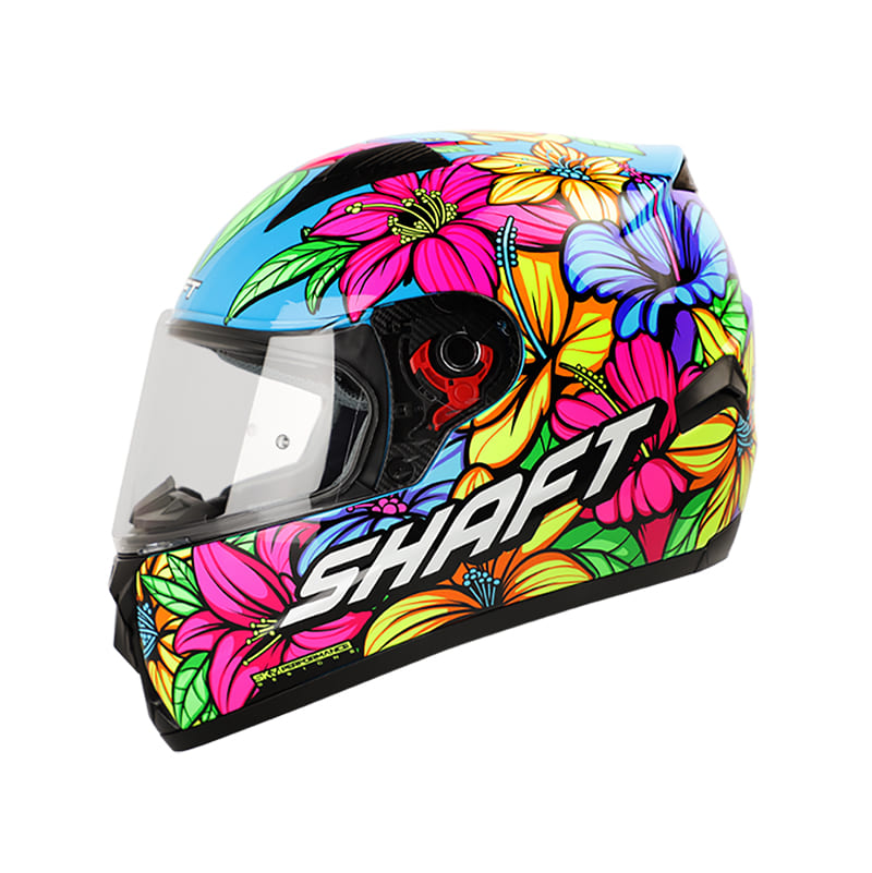 CASCO SHAFT SH-581EVO FREEDOM AZUL AMARILLO NEON