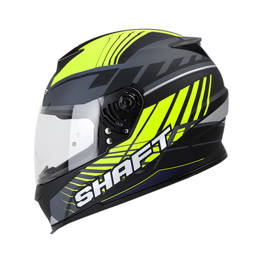 CASCO SHAFT SH-502 GAZE MATE NEGRO AMARILLO NEON