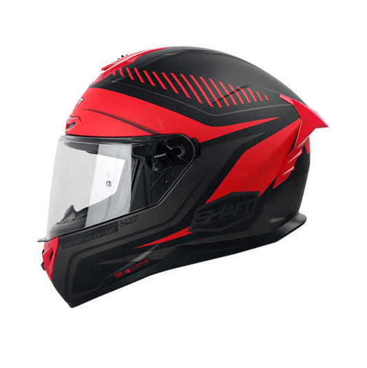 CASCO SHAFT SH-542GT XIOMAZ MATE NEGRO ROJO