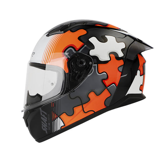 CASCO SHAFT SH-582SP PUZZLE GR NARANJA NEON