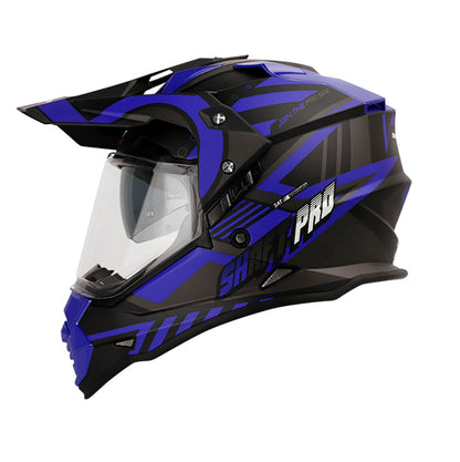 CASCO SHAFT SH-MX370DV PRO BILETARER MATE NEGRO AZUL