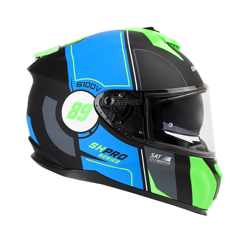 CASCO SHAFT SH-610DV PRO RESET MATE NEGRO AZUL