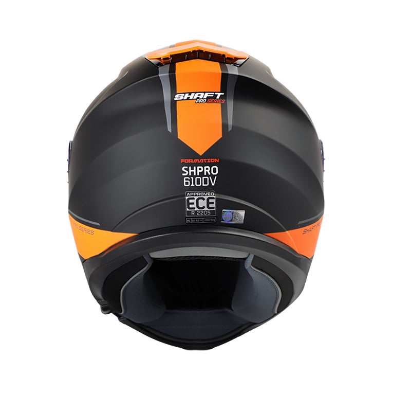 CASCO SHAFT SH-610DV PRO FORMATION MATE NEGRO NARANJA NEON