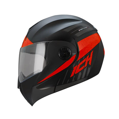 CASCO ICH ICH-3110DV RUS MATE NEGRO ROJO