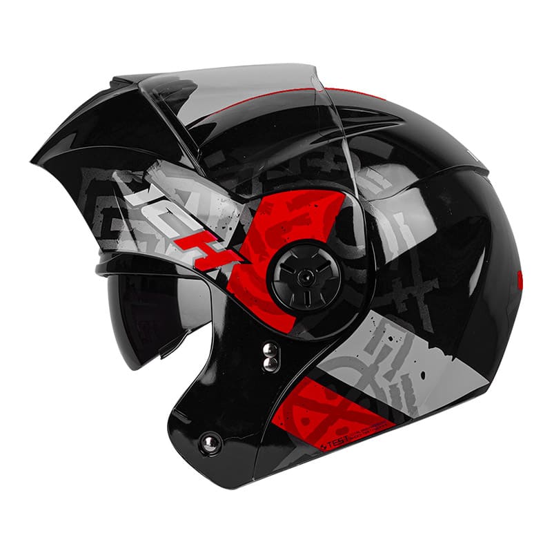 CASCO ICH ICH-3110DV RUNAS NEGRO ROJO