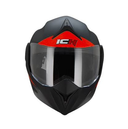 CASCO ICH ICH-3110DV RUS MATE NEGRO ROJO