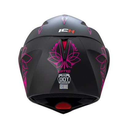 CASCO ICH ICH-3110DV LOTTO MATE NEGRO FUCSIA NEON