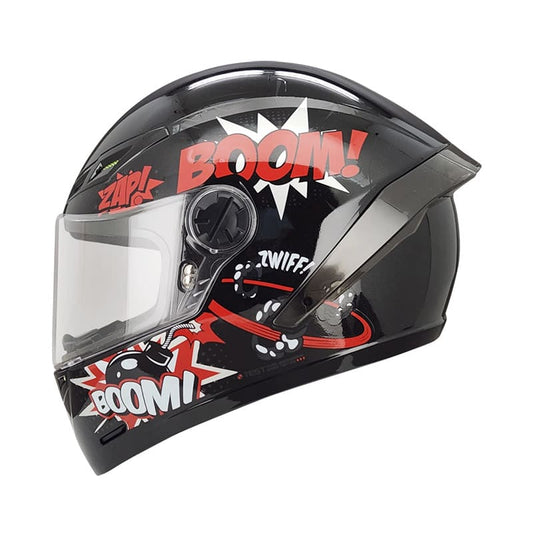 CASCO ICH ICH-501SP BOOM NEGRO ROJO